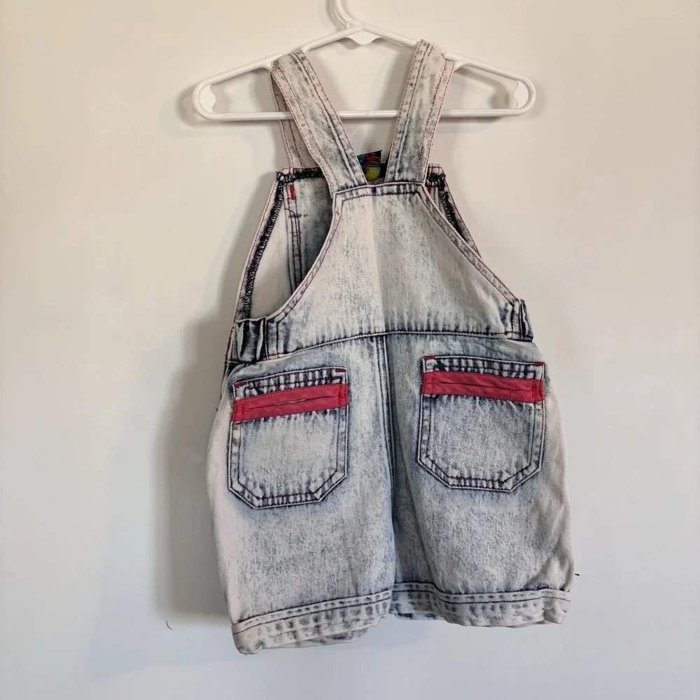 Primi Surf Vintage Shortalls Kids Talk Denim 3T